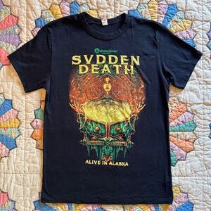 Svdden Death DJ/Band Alive in Alaska Concert T-Shirt Size Medium Black